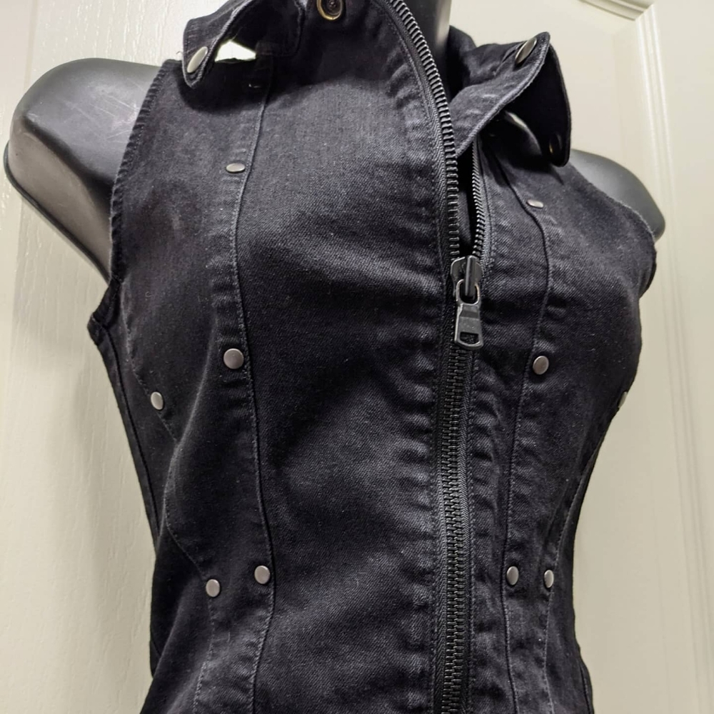 Black Denim Diesel Jumpsuit Romper